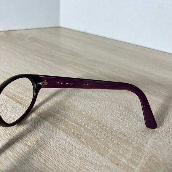 Fendi FS 236 Bordeaux Eyeglasses Purple Frames Only 52-19-140 Made in Italy main image 7
